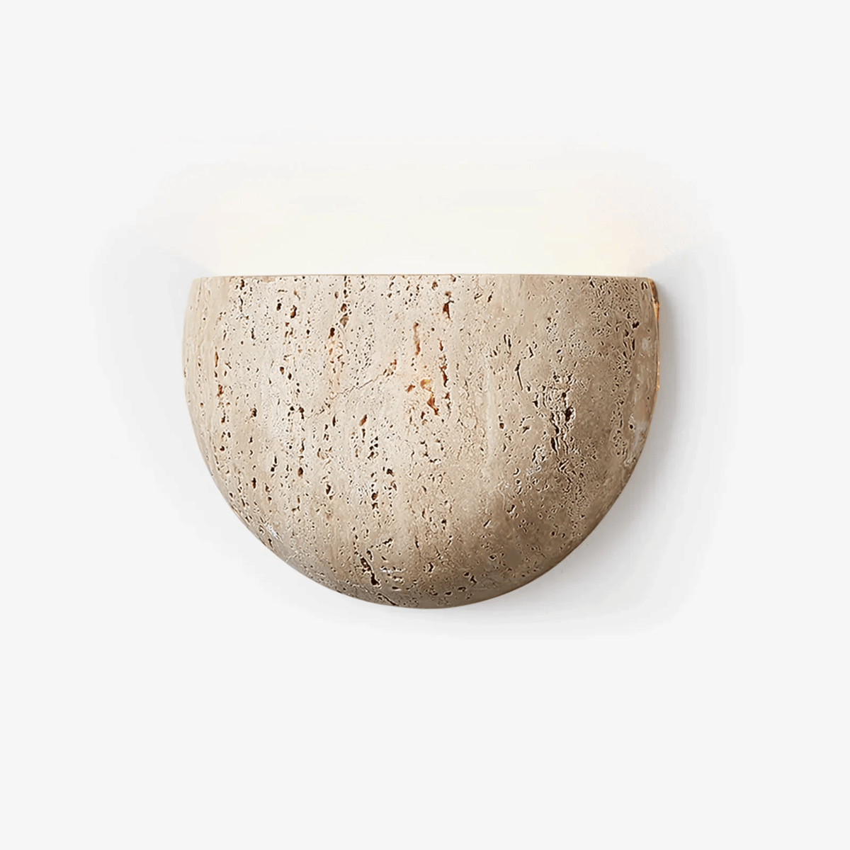 Cavelle Wabi-Sabi Travertin-Wandleuchte