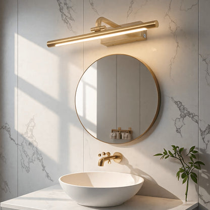 Verstellbare goldene Bilderleuchte