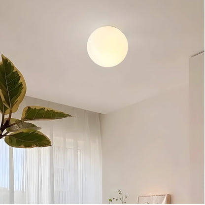 Orbelle minimalistische Wandleuchte aus Milchglas