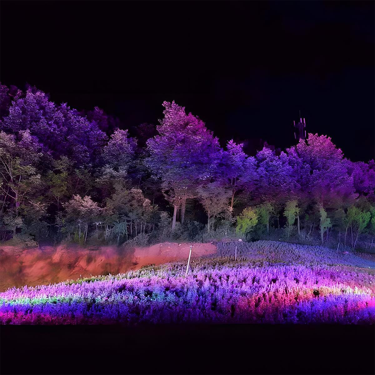 Chromara industrieller RGB-Landschaftsstrahler aus Aluminium