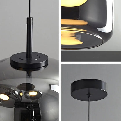 Getöntes Glas-Pendelleuchte Lumira Nordic