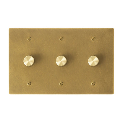 Faylore Vintage Messing-Drehdimmer mit 3 Schaltstufen