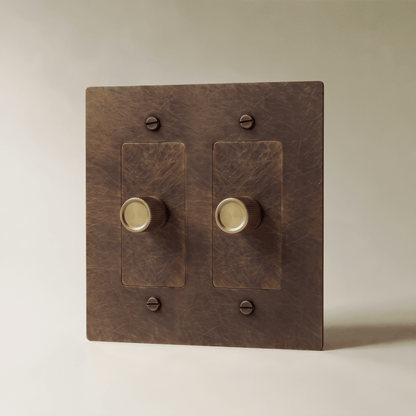 Norvessa Vintage-Drehdimmer aus Messing