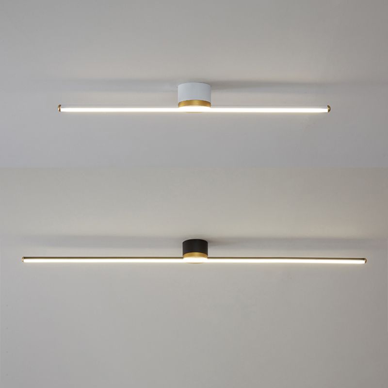 Filara minimalistische lineare Deckenleuchte aus Metall