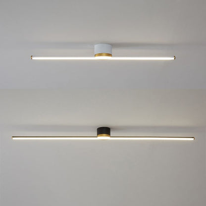 Filara minimalistische lineare Deckenleuchte aus Metall