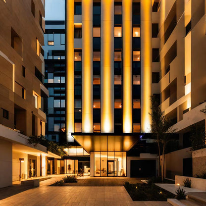 Cascara moderne Aluminium-Fassadenwandleuchte