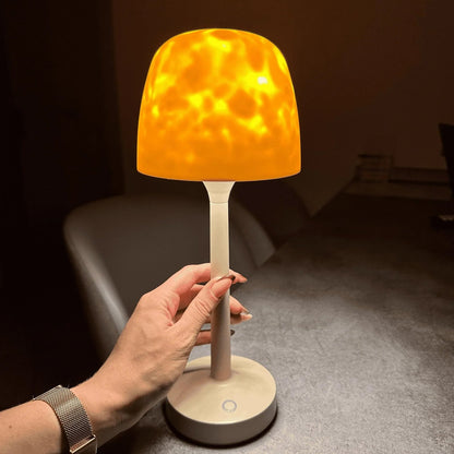 Doreth minimalistische Alabaster-Tischleuchte