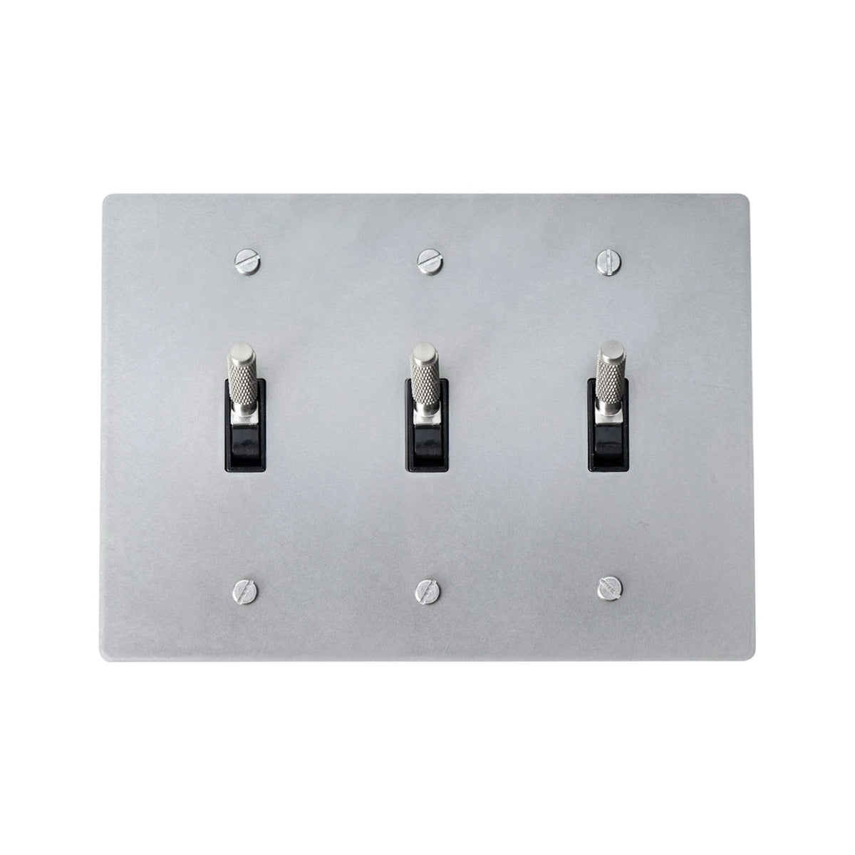 Ebrona Vintage Messing-Rändelkippschalter mit 3 Gängen