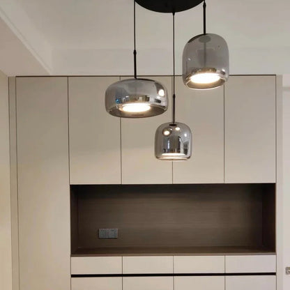 Getöntes Glas-Pendelleuchte Lumira Nordic