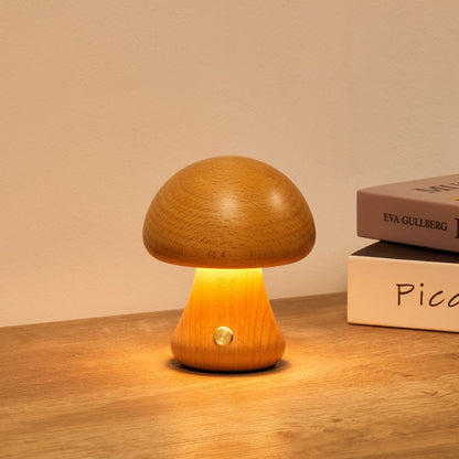 Fungara skandinavische Holz-Tischlampe