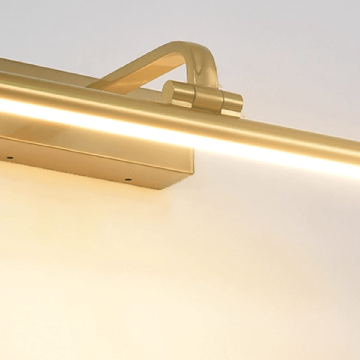 Verstellbare goldene Bilderleuchte