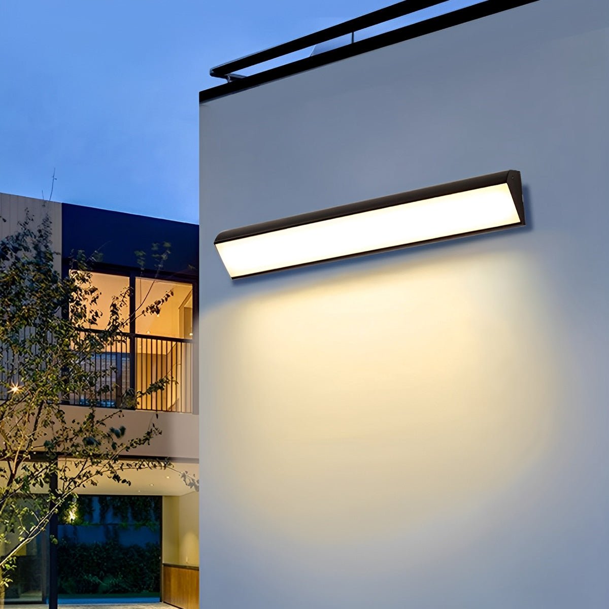 Tanvelle minimalistische lineare Außenwandleuchte aus Aluminium