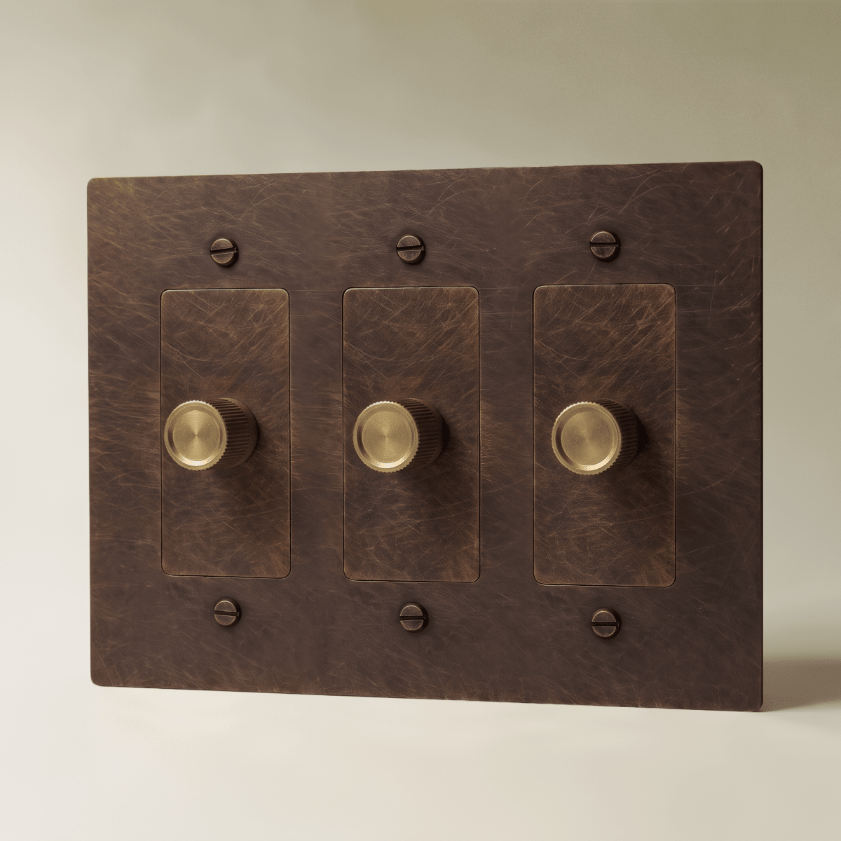 Norvessa Vintage-Drehdimmer aus Messing