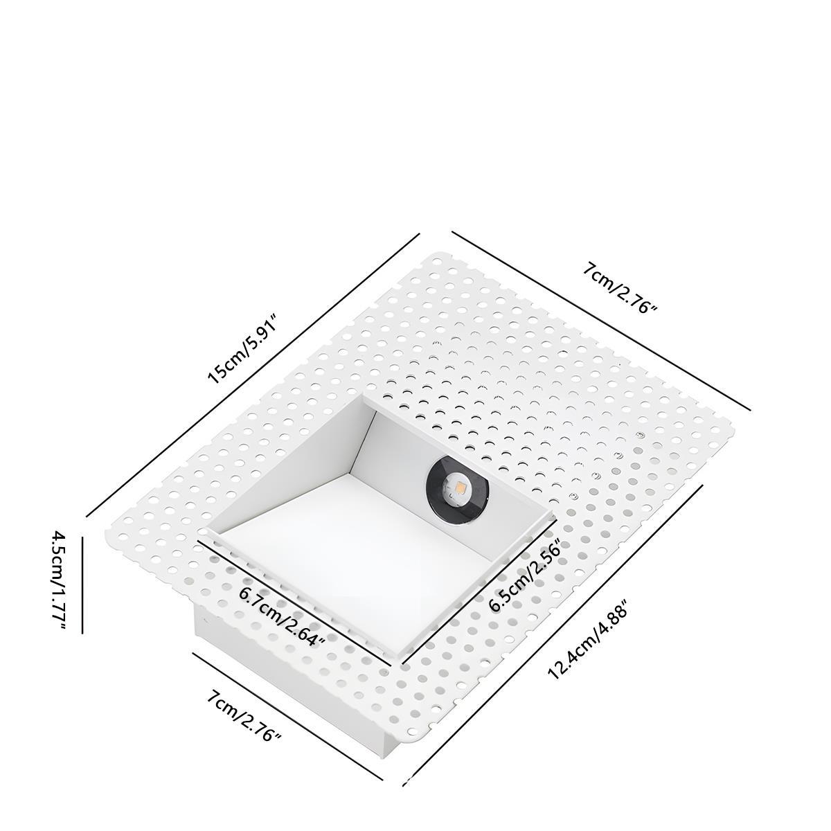 Nichelle minimalistisches Aluminium-Einbau-Treppenlicht