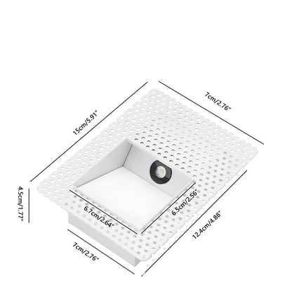 Nichelle minimalistisches Aluminium-Einbau-Treppenlicht