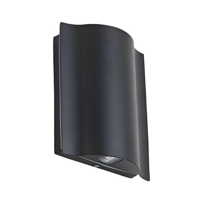 Ondaria Wave Aluminium-Wandleuchte mit Up- und Downlight