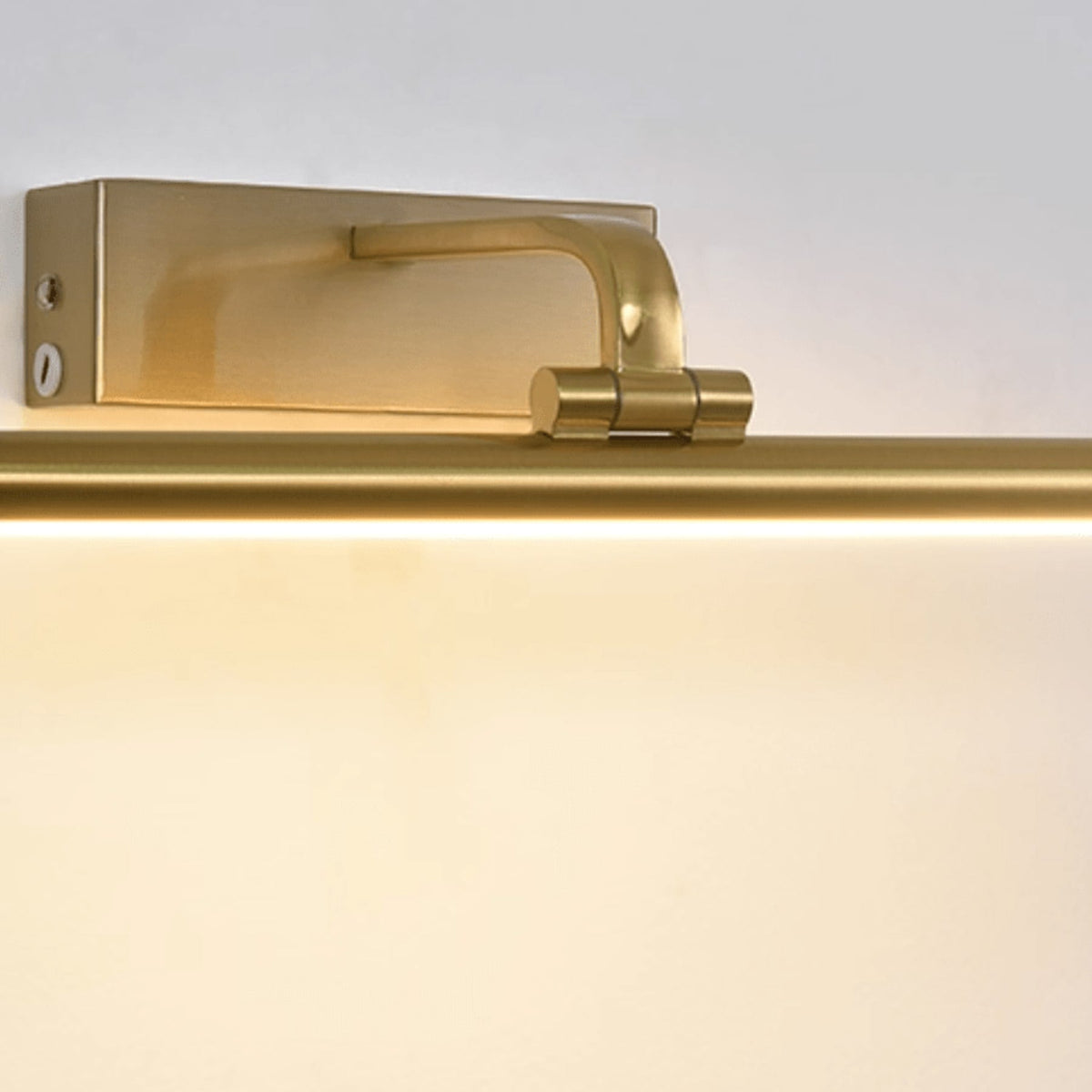 Verstellbare goldene Bilderleuchte