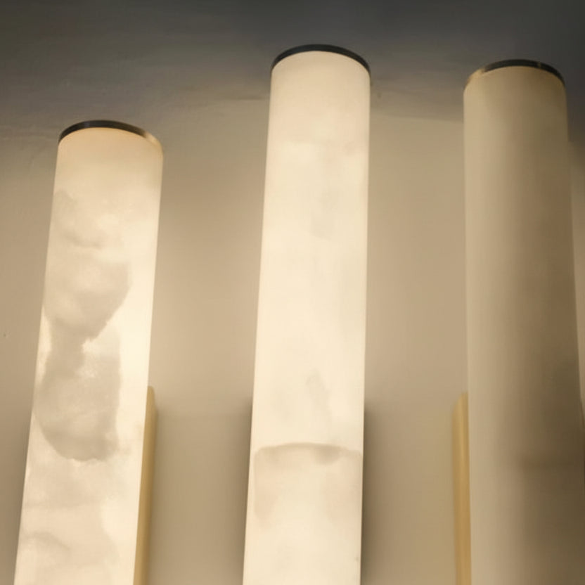 Alvenia minimalistische LED-Wandleuchte aus Marmor