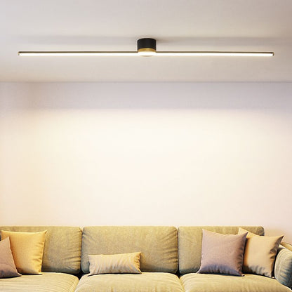 Filara minimalistische lineare Deckenleuchte aus Metall