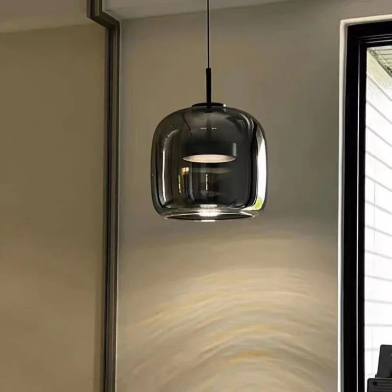 Getöntes Glas-Pendelleuchte Lumira Nordic
