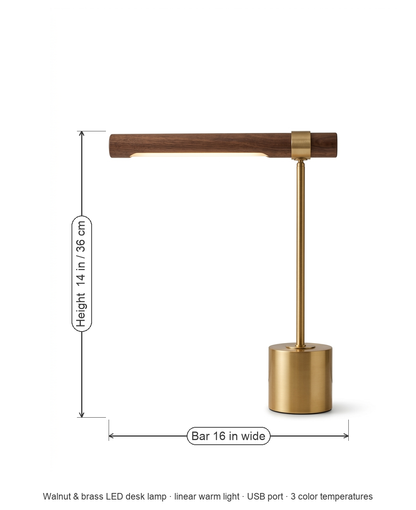Pravena Mid-Century-Messing-Tischlampe