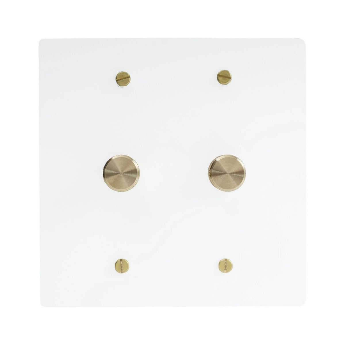 Bellardo Vintage-Messing-Drehdimmer, 2-fach
