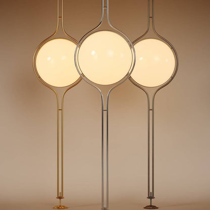 Pelvaro Mid-Century-Metalllampe vom Boden bis zur Decke