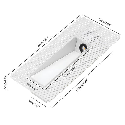 Nichelle minimalistisches Aluminium-Einbau-Treppenlicht