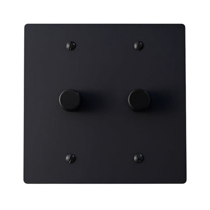Bellardo Vintage-Messing-Drehdimmer, 2-fach