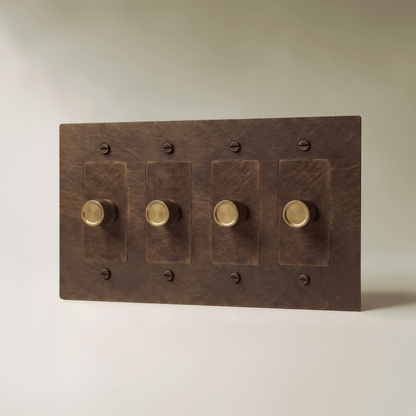 Norvessa Vintage-Drehdimmer aus Messing