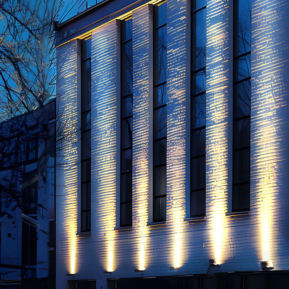 Cascara moderne Aluminium-Fassadenwandleuchte