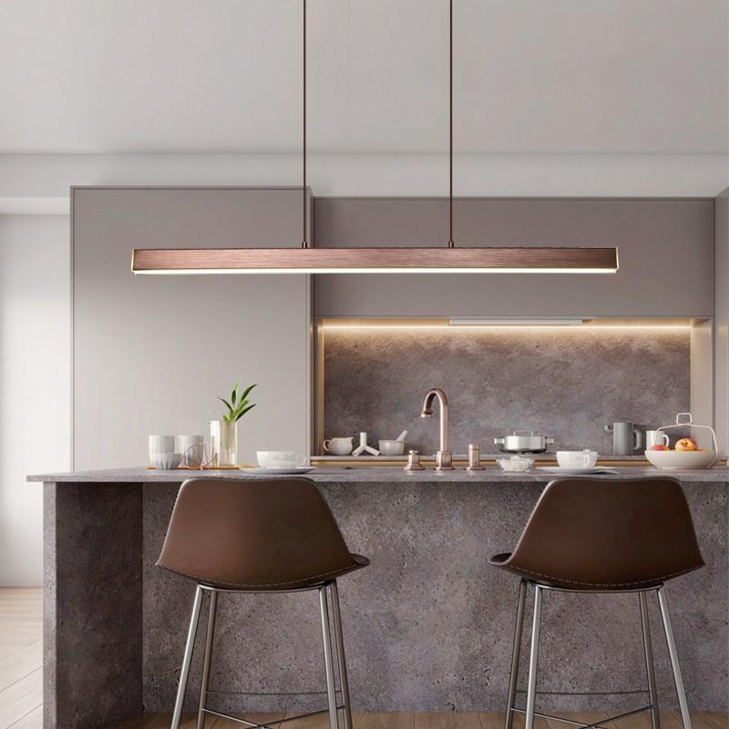Norvale minimalistisches lineares Pendelleuchte aus Metall