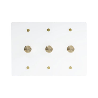 Faylore Vintage Messing-Drehdimmer mit 3 Schaltstufen