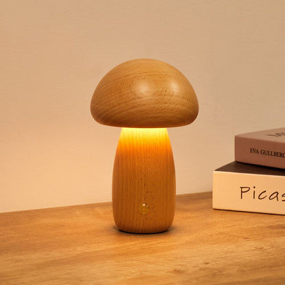 Fungara skandinavische Holz-Tischlampe
