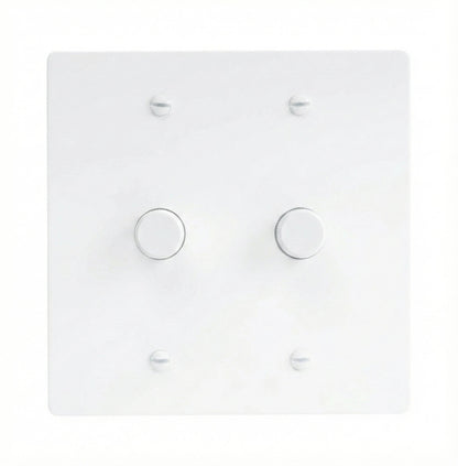 Bellardo Vintage-Messing-Drehdimmer, 2-fach