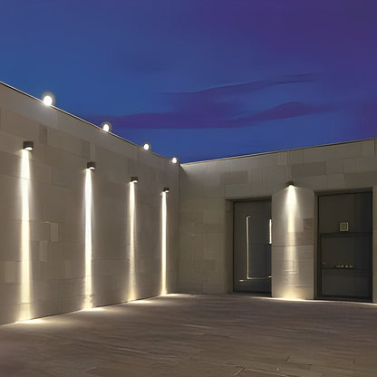 Cascara moderne Aluminium-Fassadenwandleuchte