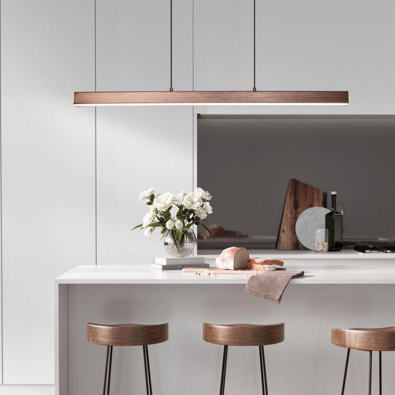 Norvale minimalistisches lineares Pendelleuchte aus Metall