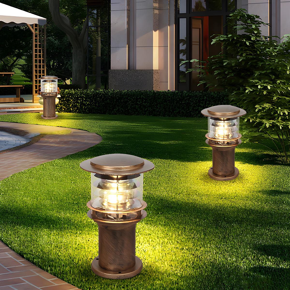 Velmora moderne Aluminium-Pollerleuchte für den Garten