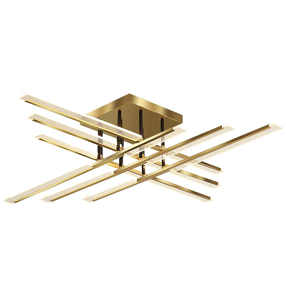 Goldene lineare Deckenleuchte