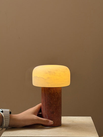 Brenvale Wabi-Sabi-Travertin-Tischlampe