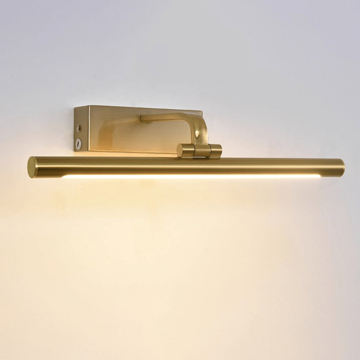 Verstellbare goldene Bilderleuchte