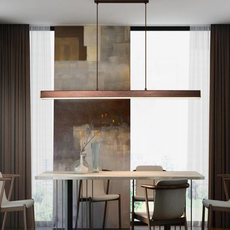 Norvale minimalistisches lineares Pendelleuchte aus Metall