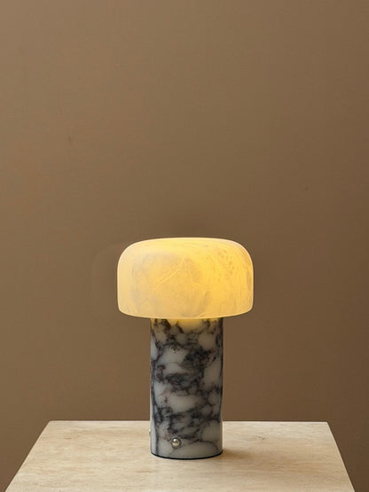 Brenvale Wabi-Sabi-Travertin-Tischlampe