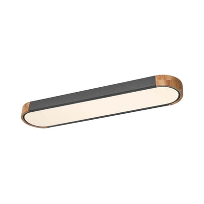 Ovalyn minimalistischer ovaler LED-Deckenleuchte aus Holz