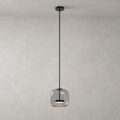 Glavira moderne Pendelleuchte aus mundgeblasenem Glas