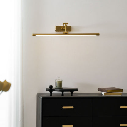 Verstellbare goldene Bilderleuchte