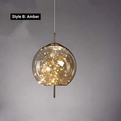 Sternenlicht-Glaspendelleuchte