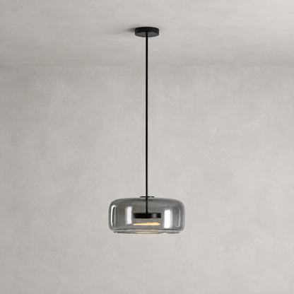 Glavira moderne Pendelleuchte aus mundgeblasenem Glas