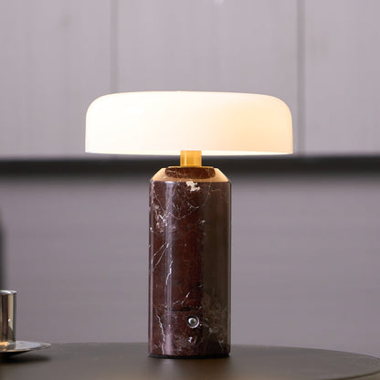 Vestara Art-déco-Marmor-Tischlampe