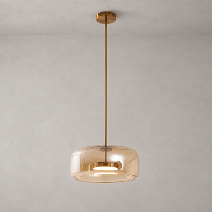 Glavira moderne Pendelleuchte aus mundgeblasenem Glas